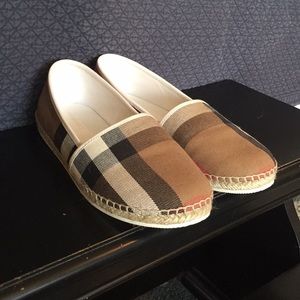 Burberry flat espadrilles